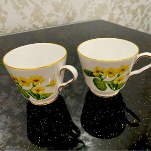 2 RARE! Spode Country Lane Fine Bone China Cups. England.